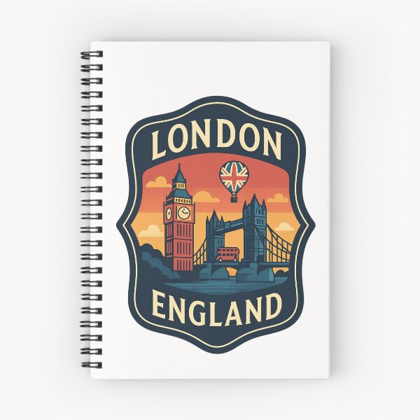 Item preview, London England with Big Ben and Union Jack Balloon designed and sold by Places On Earth.