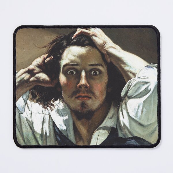 Item preview, Le Désespéré (The Desperate Man) — Gustave Courbet (1843–1845) designed and sold by Art Outlaws.