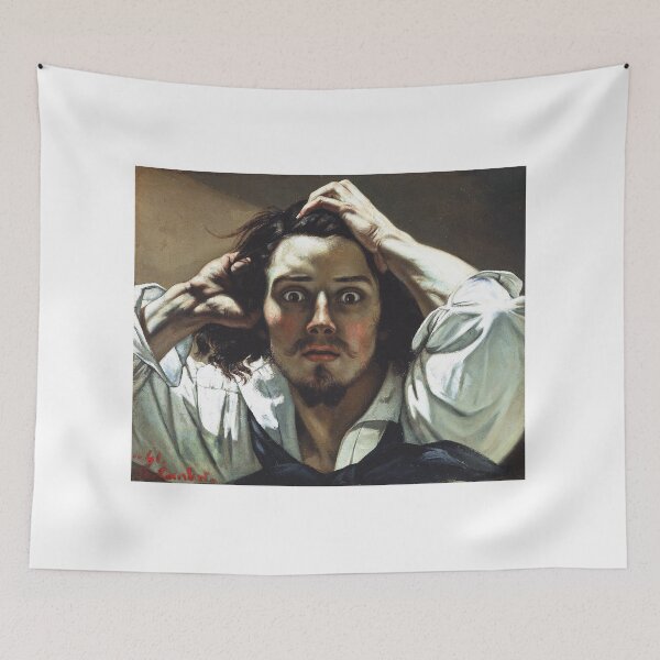 Item preview, Le Désespéré (The Desperate Man) — Gustave Courbet (1843–1845) designed and sold by Art Outlaws.