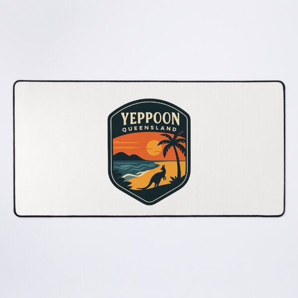 Item preview, Yeppoon Queensland Sunset with Kangaroo and Beach designed and sold by Places On Earth.