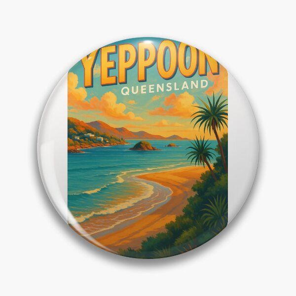Item preview, Scenic Coastal View of Yeppoon Queensland at Sunset designed and sold by Places On Earth.