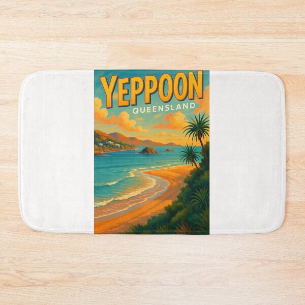 Item preview, Scenic Coastal View of Yeppoon Queensland at Sunset designed and sold by Places On Earth.