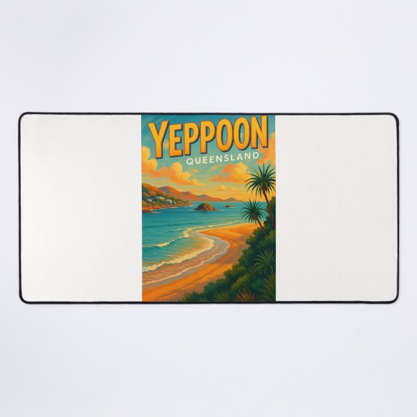 Item preview, Scenic Coastal View of Yeppoon Queensland at Sunset designed and sold by Places On Earth.