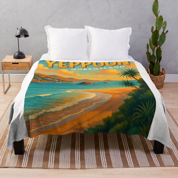 Item preview, Scenic Coastal View of Yeppoon Queensland at Sunset designed and sold by Places On Earth.