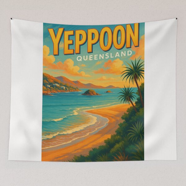 Item preview, Scenic Coastal View of Yeppoon Queensland at Sunset designed and sold by Places On Earth.