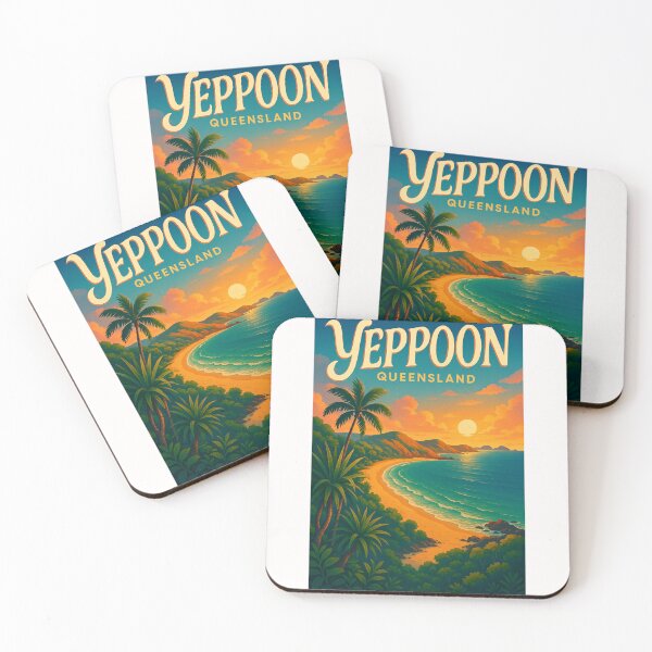 Item preview, Tropical Sunset Over Yeppoon Queensland Beach designed and sold by Places On Earth.