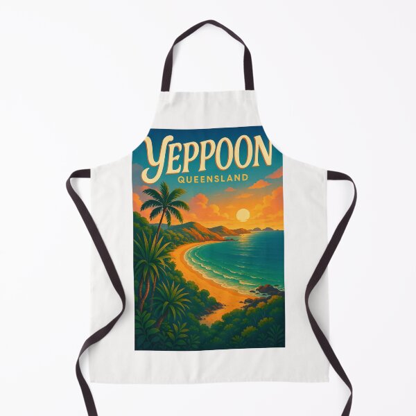 Item preview, Tropical Sunset Over Yeppoon Queensland Beach designed and sold by Places On Earth.