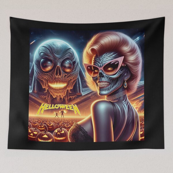 Item preview, Glowing Alien Skeleton Halloween Invasion designed and sold by Voodoo Store Paranormal Collections.