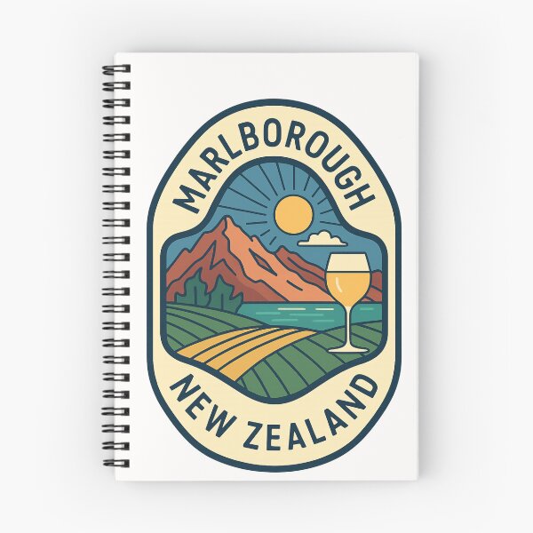 Item preview, Marlborough New Zealand with Vineyards and Mountains designed and sold by Places On Earth.