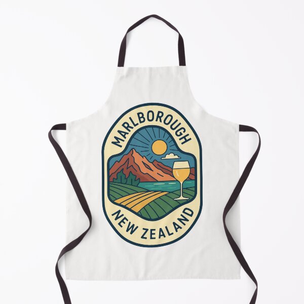 Item preview, Marlborough New Zealand with Vineyards and Mountains designed and sold by Places On Earth.