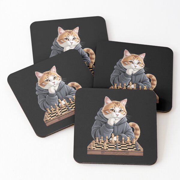 Item preview, Chess Mens, Womens & Kids Cat Chess player designed and sold by Sunset4Bones.