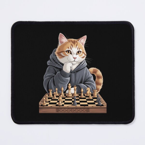 Item preview, Chess Mens, Womens & Kids Cat Chess player designed and sold by Sunset4Bones.