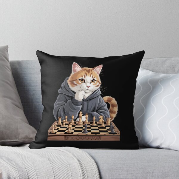 Item preview, Chess Mens, Womens & Kids Cat Chess player designed and sold by Sunset4Bones.