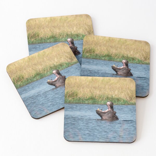Item preview, Waterhole Ruler — Hippopotamus Power Yawn designed and sold by DavideAntoniani.