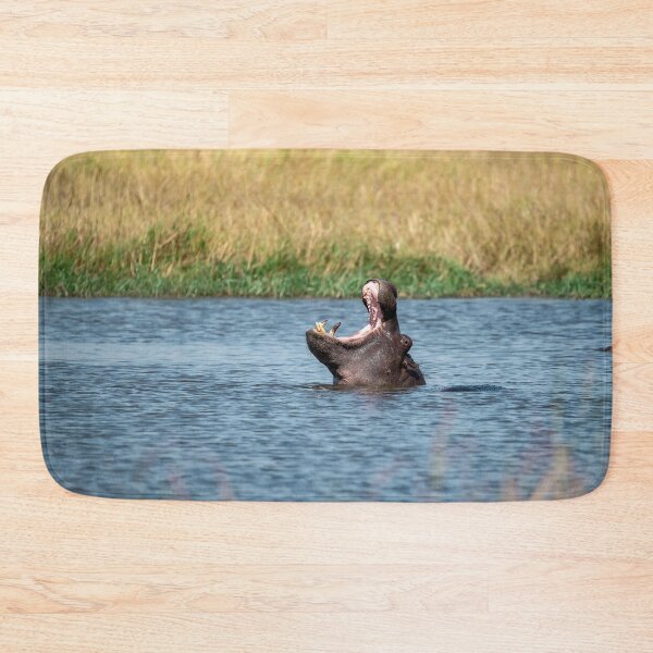 Item preview, Waterhole Ruler — Hippopotamus Power Yawn designed and sold by DavideAntoniani.