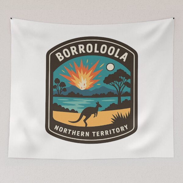 Item preview, Borroloola Northern Territory Outback Sunset designed and sold by Places On Earth.