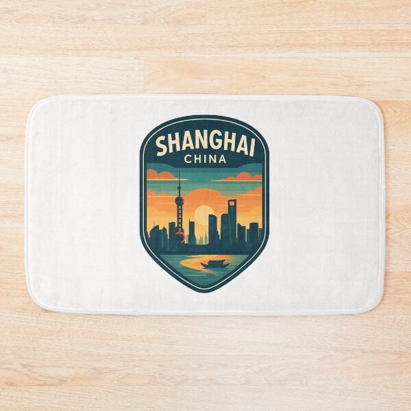 Item preview, Shanghai China Skyline with Huangpu River designed and sold by Places On Earth.