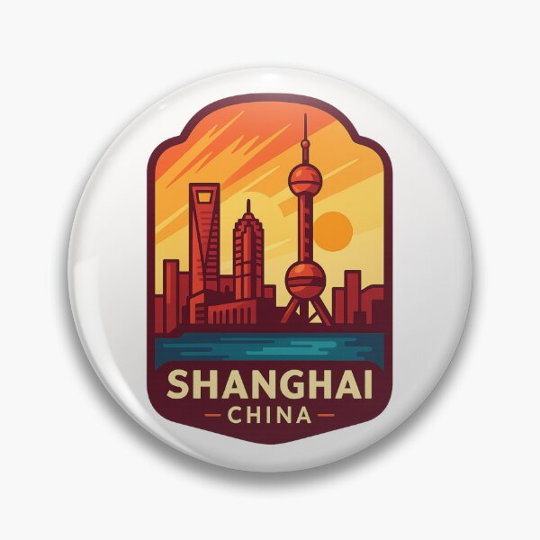 Item preview, Shanghai China Sunset with Skyscrapers designed and sold by Places On Earth.