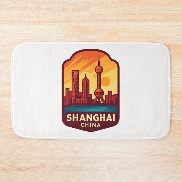 Item preview, Shanghai China Sunset with Skyscrapers designed and sold by Places On Earth.
