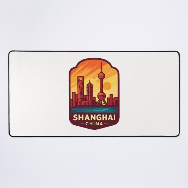 Item preview, Shanghai China Sunset with Skyscrapers designed and sold by Places On Earth.