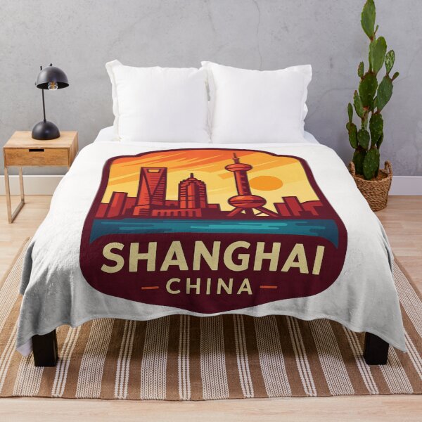 Item preview, Shanghai China Sunset with Skyscrapers designed and sold by Places On Earth.