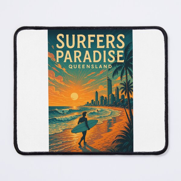Item preview, Surfers Paradise Queensland Coastal Sunset designed and sold by Places On Earth.