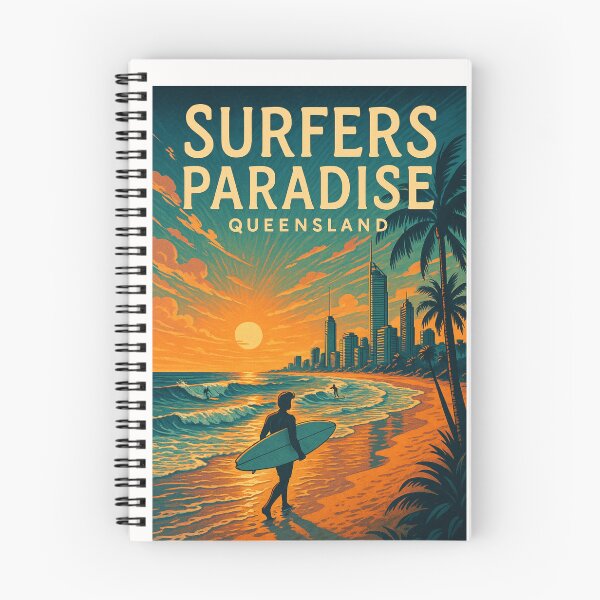 Item preview, Surfers Paradise Queensland Coastal Sunset designed and sold by Places On Earth.