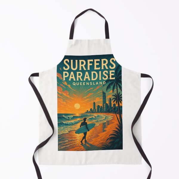 Item preview, Surfers Paradise Queensland Coastal Sunset designed and sold by Places On Earth.