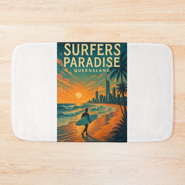 Item preview, Surfers Paradise Queensland Coastal Sunset designed and sold by Places On Earth.