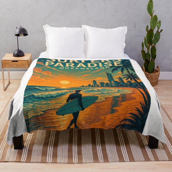 Item preview, Surfers Paradise Queensland Coastal Sunset designed and sold by Places On Earth.
