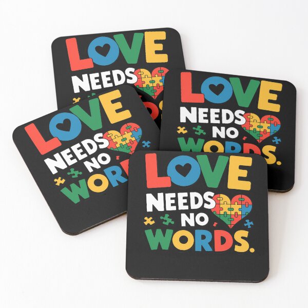Item preview, Autism Awareness Love Needs No Words designed and sold by TyraYoung.