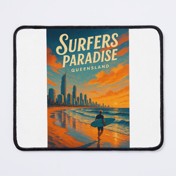 Item preview, Surfers Paradise Queensland Beachfront Evening designed and sold by Places On Earth.