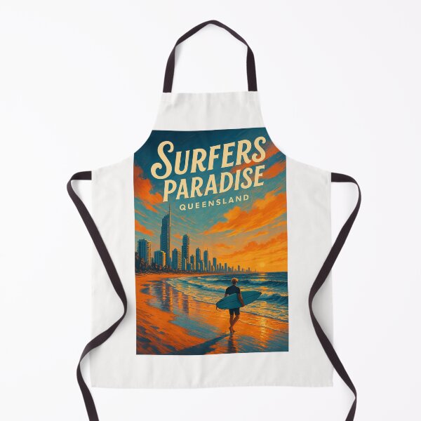 Item preview, Surfers Paradise Queensland Beachfront Evening designed and sold by Places On Earth.