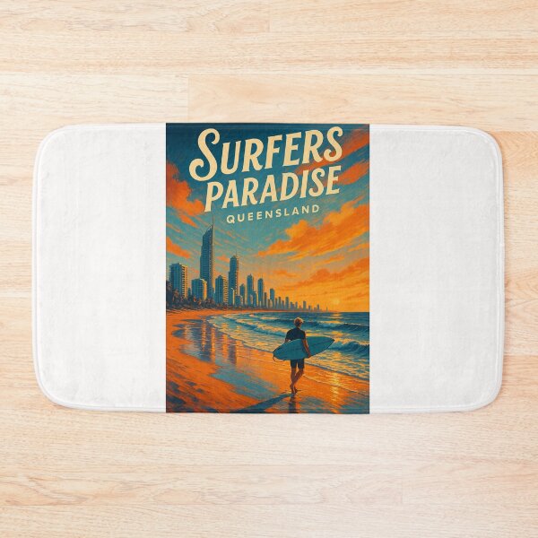 Item preview, Surfers Paradise Queensland Beachfront Evening designed and sold by Places On Earth.