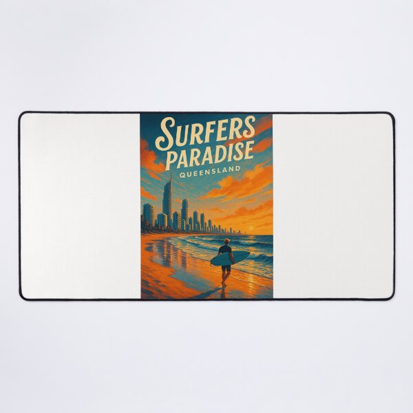 Item preview, Surfers Paradise Queensland Beachfront Evening designed and sold by Places On Earth.