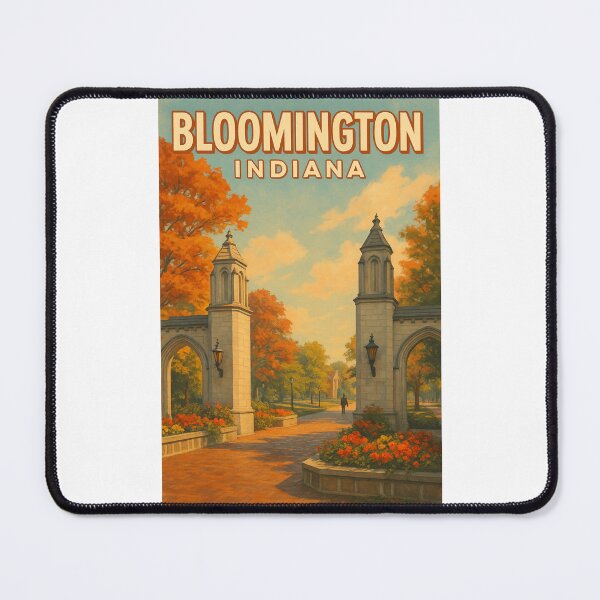 Item preview, Bloomington Indiana Autumn at Sample Gates designed and sold by Places On Earth.