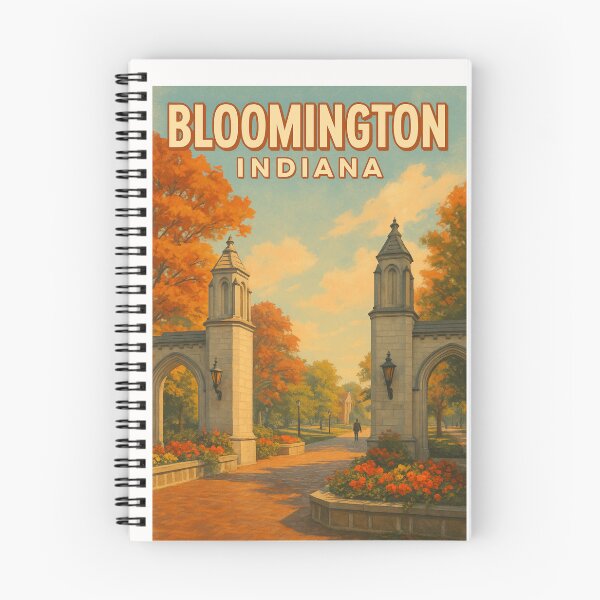 Item preview, Bloomington Indiana Autumn at Sample Gates designed and sold by Places On Earth.