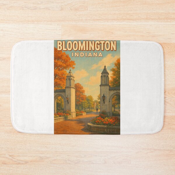 Item preview, Bloomington Indiana Autumn at Sample Gates designed and sold by Places On Earth.