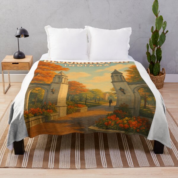 Item preview, Bloomington Indiana Autumn at Sample Gates designed and sold by Places On Earth.