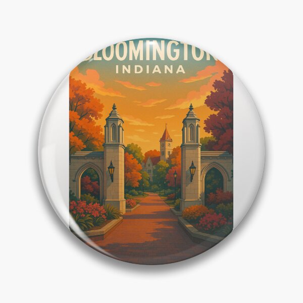 Item preview, Indiana University Sample Gates in Autumn, Bloomington designed and sold by Places On Earth.