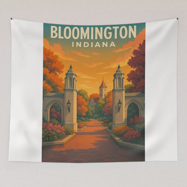 Item preview, Indiana University Sample Gates in Autumn, Bloomington designed and sold by Places On Earth.