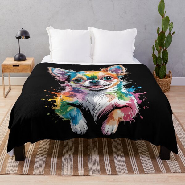 Item preview, Perros chihuahua coloridos en acuarela designed and sold by Sunset4Bones.