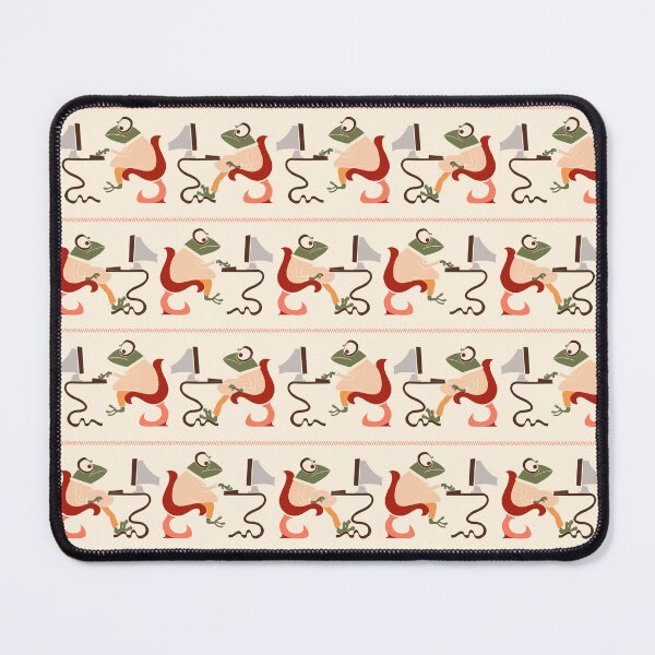 Item preview, Whimsical Frog Pattern – Office Humor & Digital Chaos designed and sold by Clara Fruggeri.