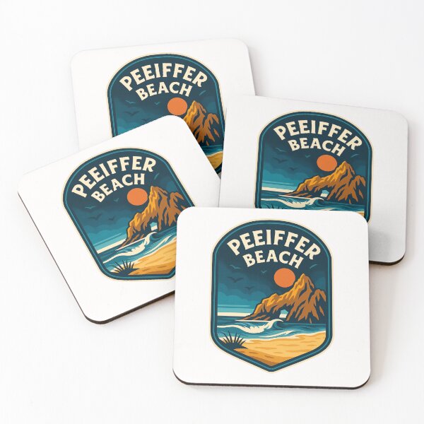 Item preview, Sunset at Pfeiffer Beach with Keyhole Rock, Big Sur California designed and sold by Places On Earth.