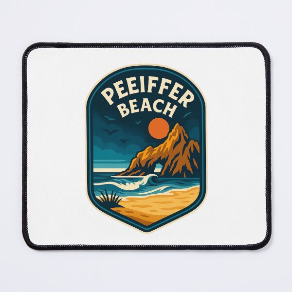 Item preview, Sunset at Pfeiffer Beach with Keyhole Rock, Big Sur California designed and sold by Places On Earth.