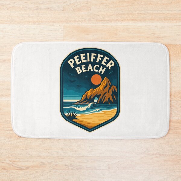 Item preview, Sunset at Pfeiffer Beach with Keyhole Rock, Big Sur California designed and sold by Places On Earth.