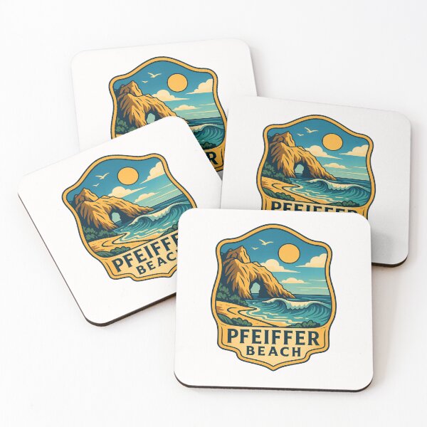 Item preview, Keyhole Arch and Surf at Pfeiffer Beach, Big Sur designed and sold by Places On Earth.