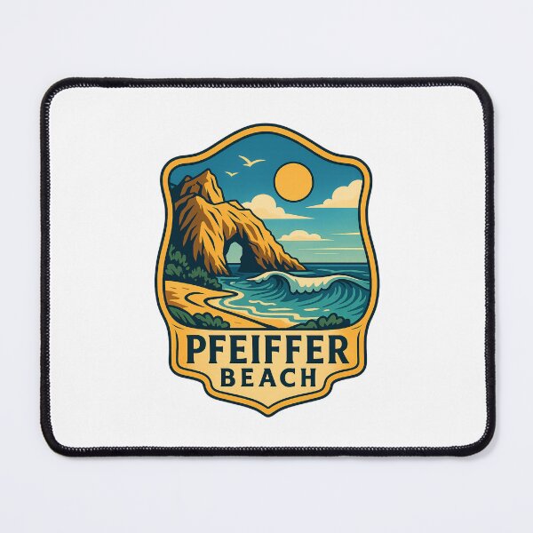 Item preview, Keyhole Arch and Surf at Pfeiffer Beach, Big Sur designed and sold by Places On Earth.