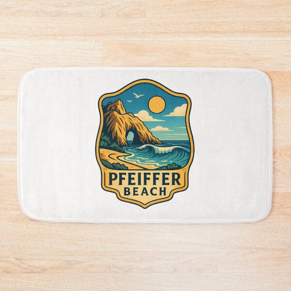 Item preview, Keyhole Arch and Surf at Pfeiffer Beach, Big Sur designed and sold by Places On Earth.