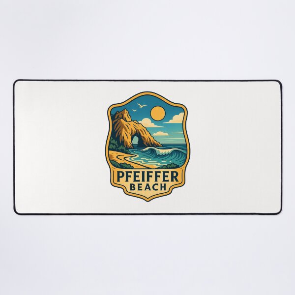 Item preview, Keyhole Arch and Surf at Pfeiffer Beach, Big Sur designed and sold by Places On Earth.